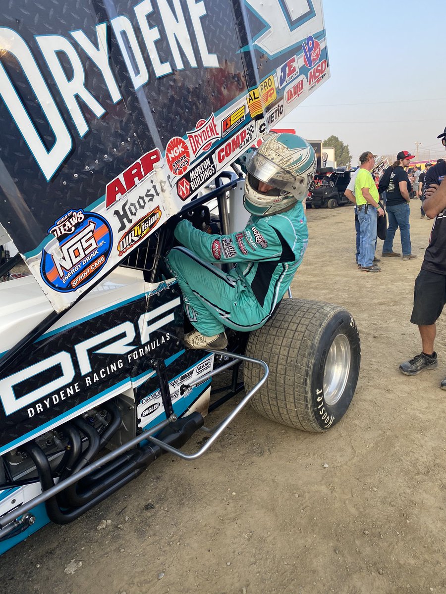 Qualifying 6th tonight in flight B from <a href="/Lernerville/">Lernerville Speedway</a> is <a href="/JacobAllen1a/">Jacob Allen</a>. He will line up P3 in heat 4️⃣. <a href="/LSchuchart1s/">Logan Schuchart</a> follows qualifying 7th and will line up P4 in heat 3️⃣. #ChompChomp #LetsDoThis <a href="/TeamDrydene/">Drydene Performance Products</a> <a href="/ArtofFast/">NGK Spark Plugs</a> @d_rigging