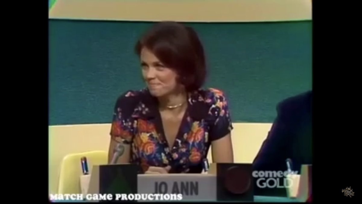 MatchGameProduc's tweet photo. @JoAnnPflug Wow, you had such great success with Match Game! You were lucky enough to be on the very first week of shows in 1973! Do you remember being on the show? #matchgame #joannpflug https://t.co/Jkt1GpQOSu