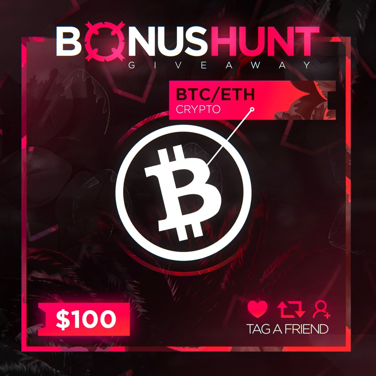 MikeGambles's tweet image. $100 BTC GIVEAWAY
🔄RT/LIKE
✅Follow @BonusHuntGG
☑️Tag a Friend
ROLLS IN 3 DAYS! GL