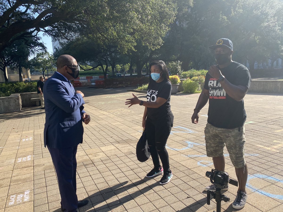 🎥 On-location with Mayor <a href="/SylvesterTurner/">Sylvester Turner</a> earlier this morning! Video coming soon. #letsgo #staytuned #twicemedia #twicemediaproductions