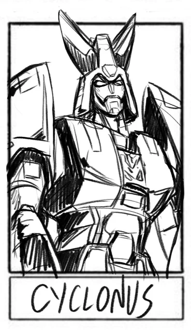 I need to draw my G1/IDW mix Cyclonus again. 