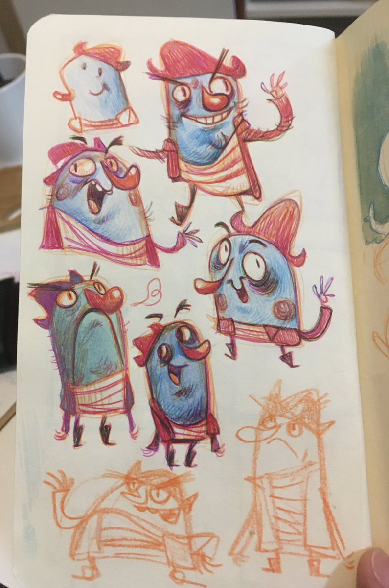 Alguns estudinhos no sketchbook pra ilustra do Flapjack!❤️ / Some doodles on the sketchbook for Flapjack illustration! ❤️

#Flapjack #illustration #sketchbook 