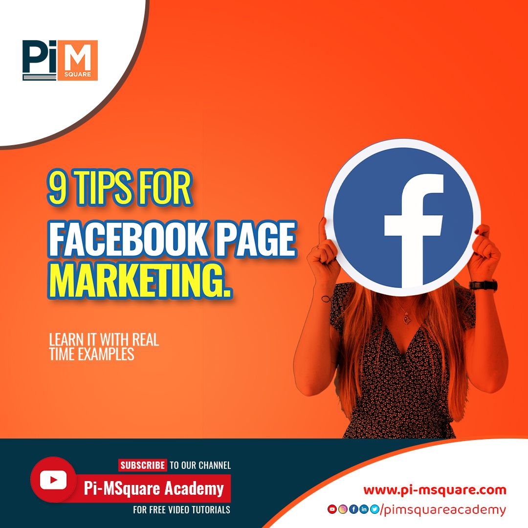 pimsquaracademy's tweet photo. 9 Tips for facebook page marketing. Learn it with real time examples.
Know more: Subscribe to our channel for more videos. https://t.co/2UfyENXD4J ( Link in #bio also).⠀⠀
#facebookpagetips #facebookmarketingtips #marketingtips #pimsquare #seo #onlinemarketingtips https://t.co/fVNlJS6nA2