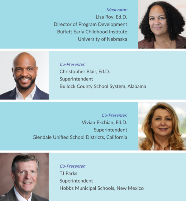 Join us on 9/29 at 3pmET for a #LearningTuesdays panel with <a href="/lisarairoy/">Lisa Roy</a> of <a href="/BuffettECI/">Buffett EC Institute</a> and some outstanding district leaders from <a href="/BullockCOSchool/">BullockCO Schools</a>, <a href="/GlendaleUSD/">Glendale Unified</a> &amp; <a href="/Hobbs_Schools/">Hobbs Eagles</a> who are implementing innovative strategies in the new school year. Register: ow.ly/gIzY50BCcJr