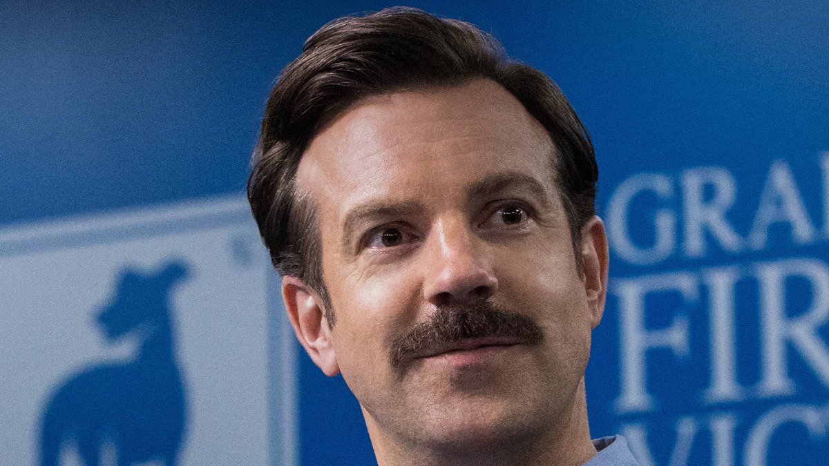 Last, but certainly not least, Mr.  @TedLasso, himself. Between the perfectly quaffed 'do and his pristine mustache without a hair out of place…. 1000/10. Is anyone really surprised though??