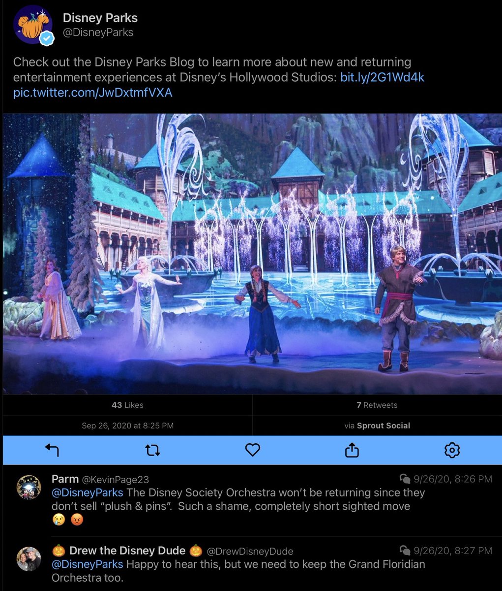 WDW News Today (@wdwnt) on Twitter photo So <a href="/DisneyParks/">Disney Parks</a> deleted the tweet with the announcement because there were too many angry comments about the Grand Floridian Society Orchestra being released.
Credit to @HtomSirveaux for the screenshot. So <a href="/DisneyParks/">Disney Parks</a> deleted the tweet with the announcement because there were too many angry comments about the Grand Floridian Society Orchestra being released.
Credit to @HtomSirveaux for the screenshot.
