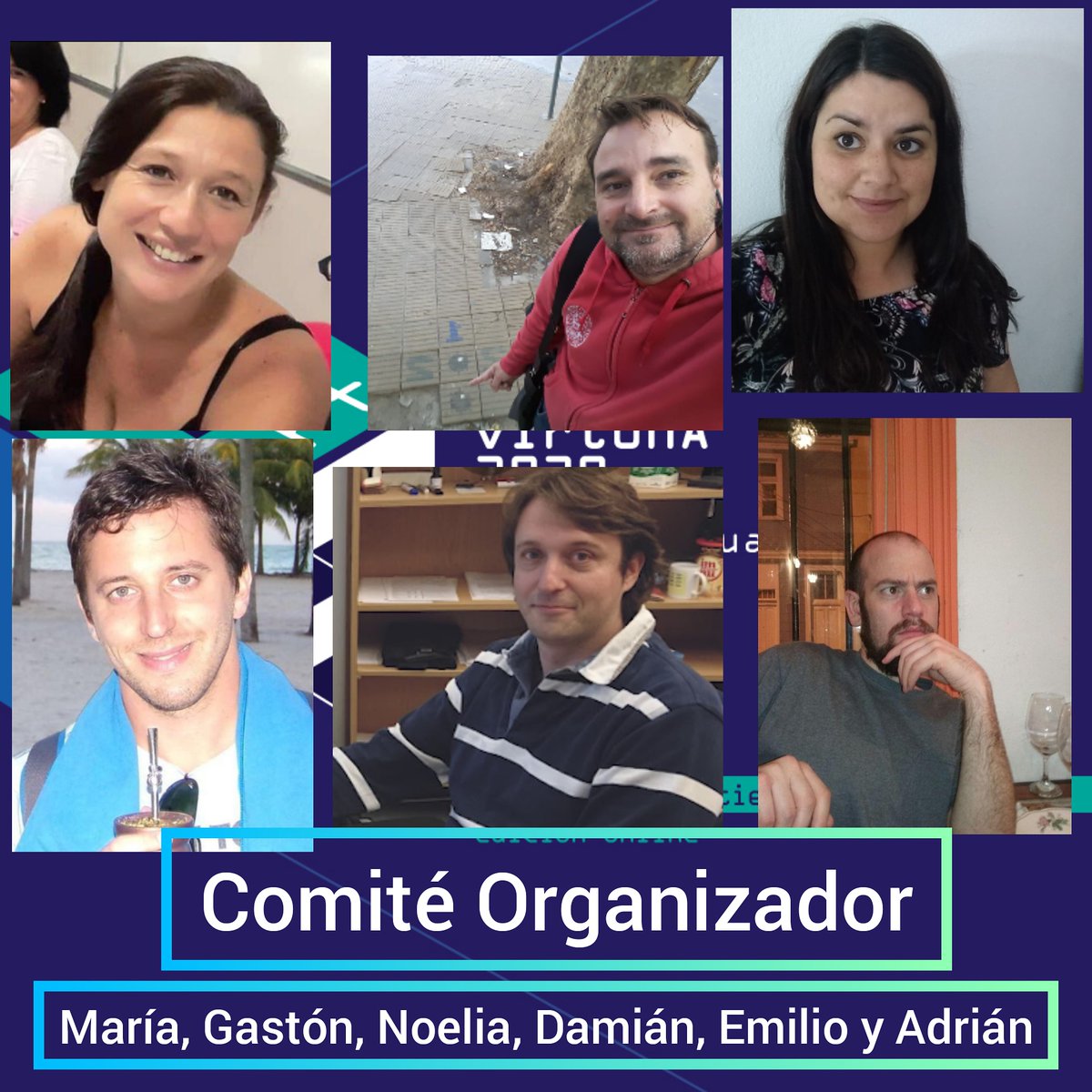 virtuma2020's tweet photo. 🙋🏽‍♀️Con ustedes: el comité organizador, las personas que estuvieron detrás de todo esto! Nuestro aplauso y agradecimiento porque realmente ha salido todo muy bien! 🎉🎊🎉
Sin dudas fue un placer encontrarnos para hablar de Matemática, de Educación y de Divulgación🤓 
@umanoticias https://t.co/ujwGXA0xr7