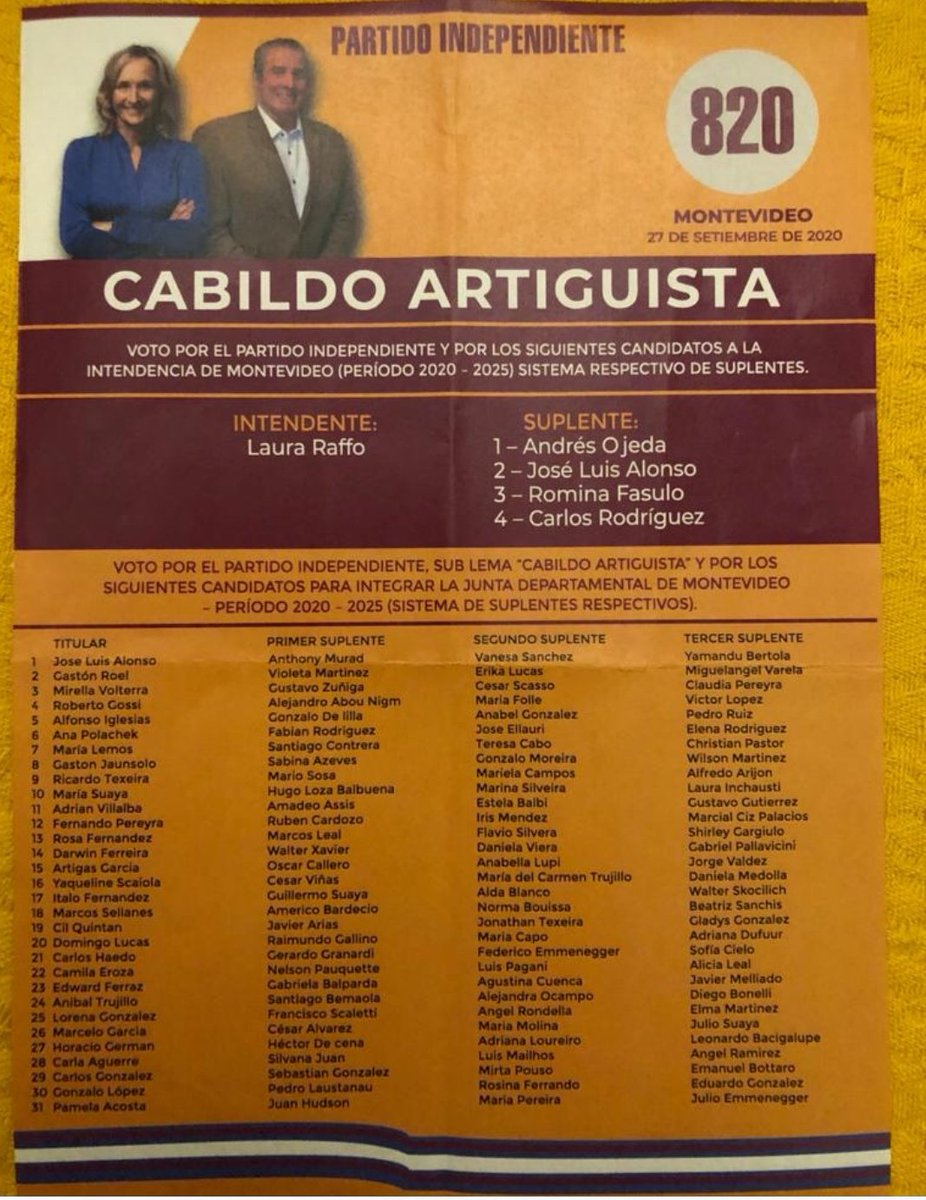 EdilAIglesias's tweet photo. Queria saludar y agradecer a todos los amigos por haberme apoyado en estos 5 años de gestión
Mañana me postulo nuevamente como edil en esta  lista.

 Me encuentro felíz por todo lo realizado y más que nada por haber estado en comunicación con Uds.

Les mando un fuerte abrazo. https://t.co/te6DBDICj6