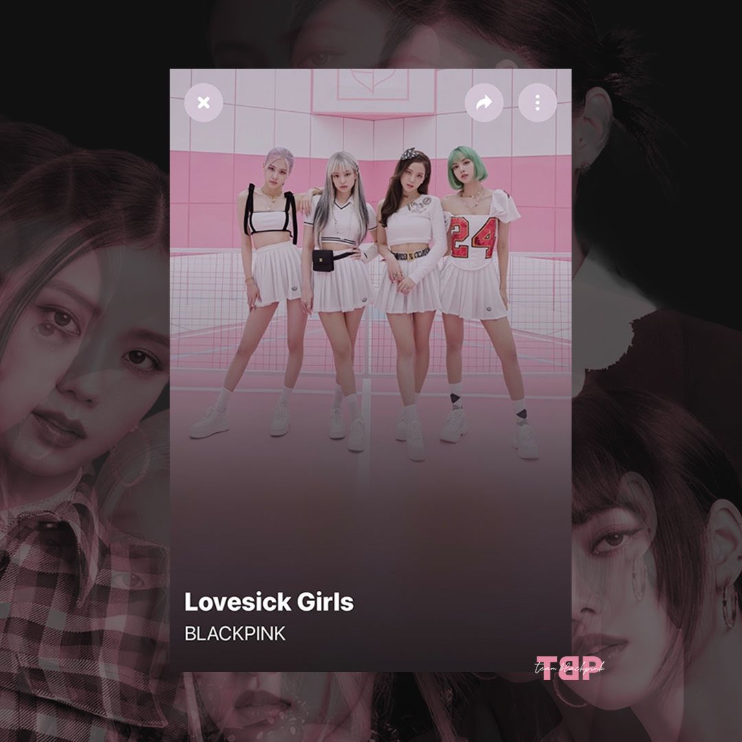 Lovesick girl blackpink текст