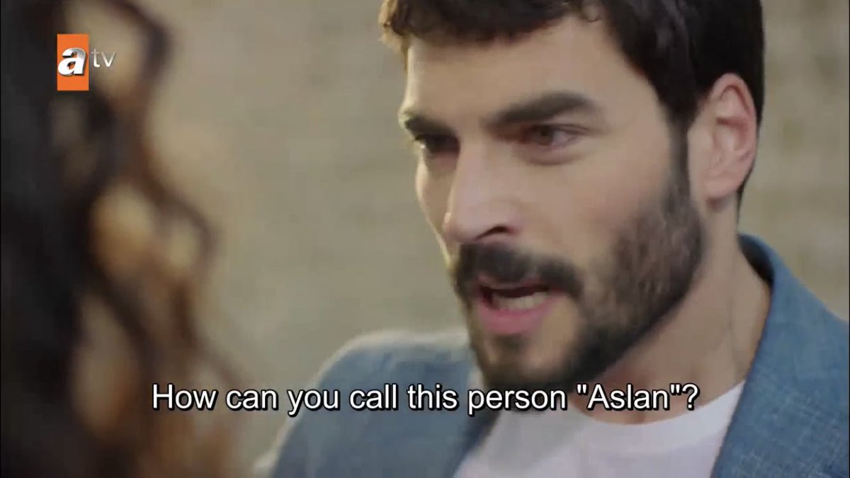 that’s literally his name aksjskks how does he want her to call him??aslan abi???  #Hercai  #ReyMir