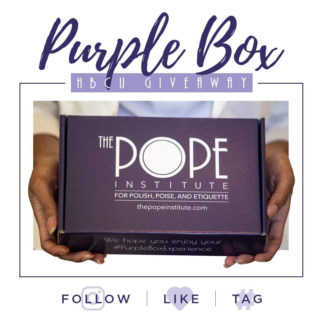 PopeInstitute's tweet image. Follow us on IG (@ThePopeInstitute) for more info on the #HBCU giveaway for @ncatsuaggies @Norfolkstate @VSU_1882 @HowardU and @BowieState . It’s all for #ncat24 #nsu24 #vsu24 #hu24 #bsu24 Freshman ladies!