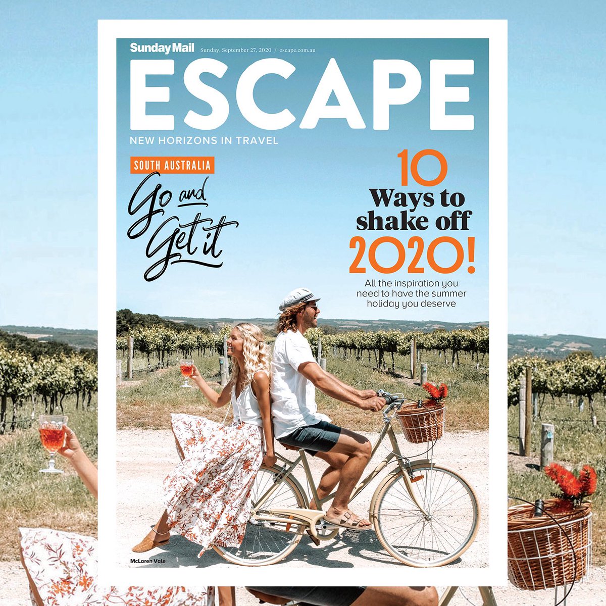 10 SA holidays to shake the 2020 blues...check out my piece in Escape today. Pick up a copy in the Sunday Mail <a href="/escape_au/">Escape.com.au</a> <a href="/theTiser/">The Advertiser</a> <a href="/SATourismCo/">SATC</a>