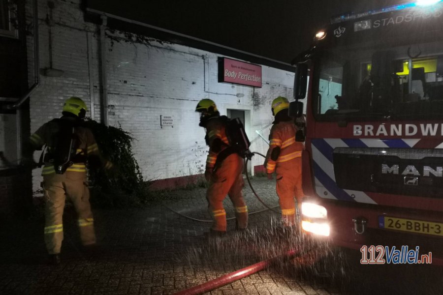 Brand in leegstaande loods aan de Vening Meineszstraat in #Ede. 112Vallei.
