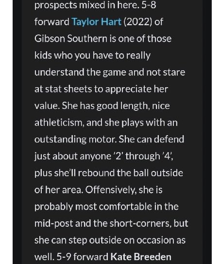 Let’s go <a href="/tayhart55/">Taylor Hart</a> <a href="/GibSouthernWBB/">Lady Titan Basketball</a>! Thank you <a href="/PGHIndiana/">Prep Girls Hoops Indiana</a>!