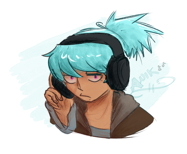 KeySketches's tweet photo. Anik is a little prickly, but doesn't stop them being one of my fave OCs <3

... I wanted to experiment more with #CLIPSTUDIOPAINT 's fun watercolour brushes.

(april 2020) https://t.co/HuhovigafO