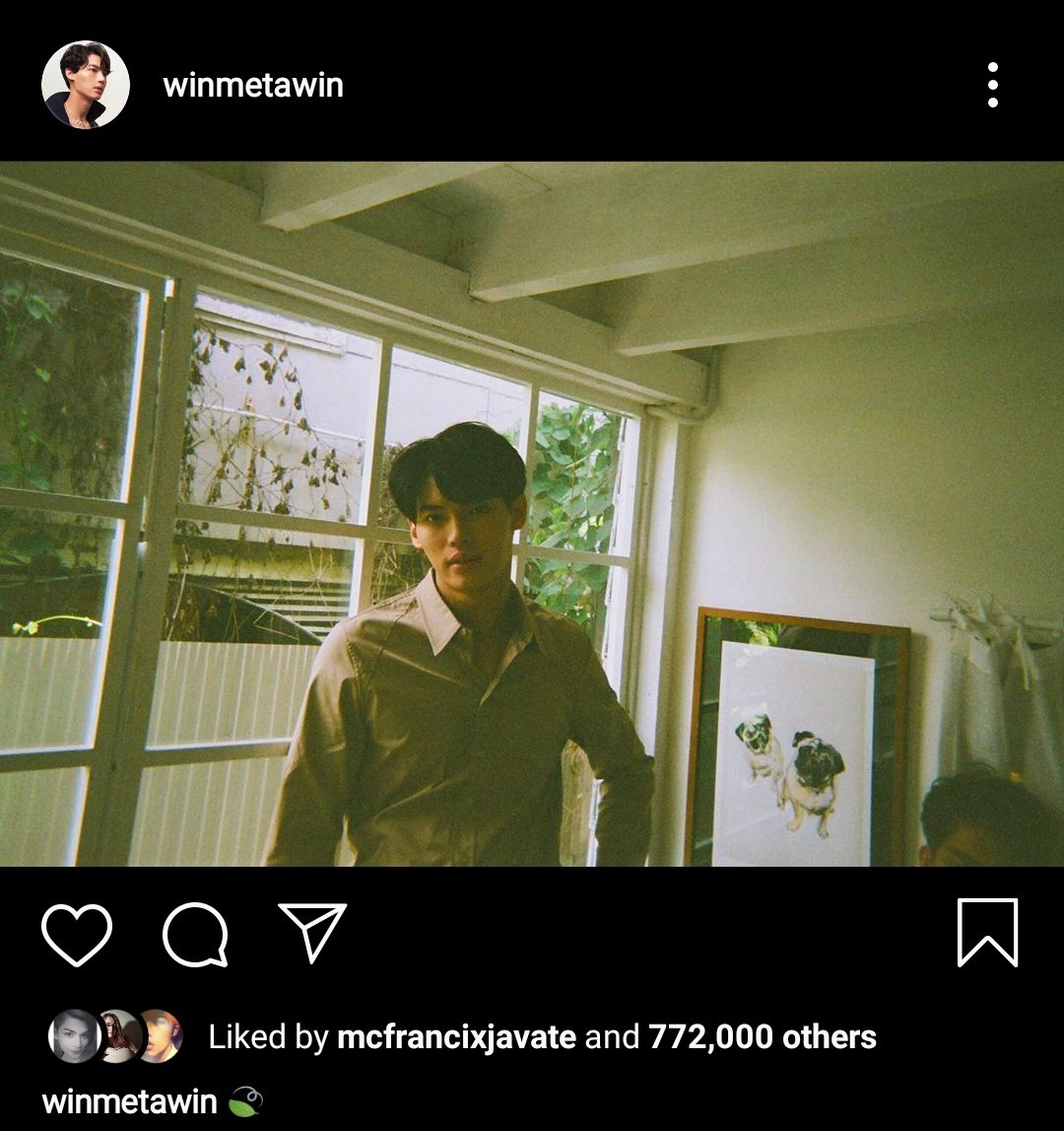 What comes to my mind, I know it is a shoot, but why both of them uploaded their photos a month after. A month after.Win uploaded a shoot photo September 11 while Bright uploaded on September 12.12. 