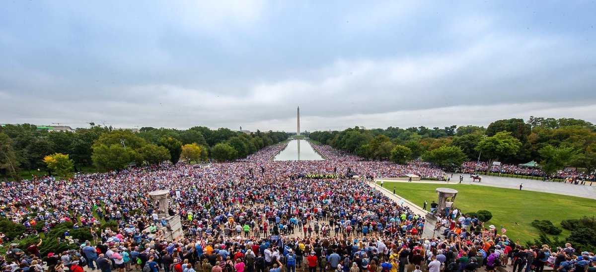 “For where two or three are gathered together in My name, I am there in the midst of them.” (Matthew 18:20) #PrayerMarch2020 #WashingtonDC