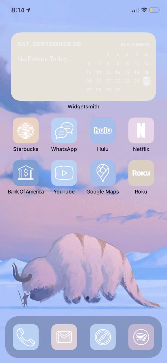 LinnetteAlissa's tweet image. Proud of this. Appa posi vibes 🤍 #AvatarTheLastAirbender #iPhoneHomeScreen