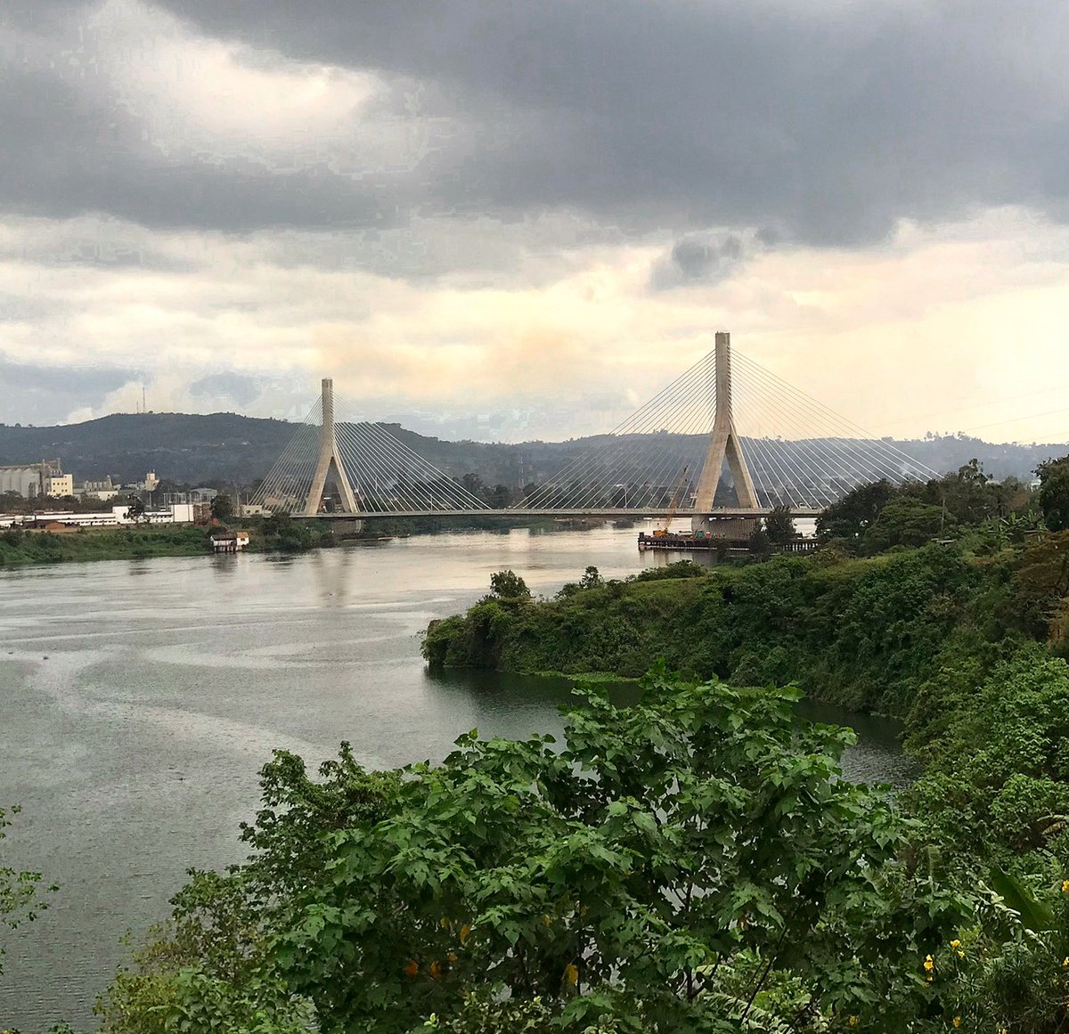 And finally, the longest river in the world, the mighty River Nile at Jinja bridge in Uganda.