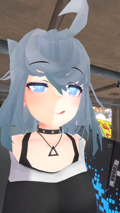 絶妙な表情のくすすさん 