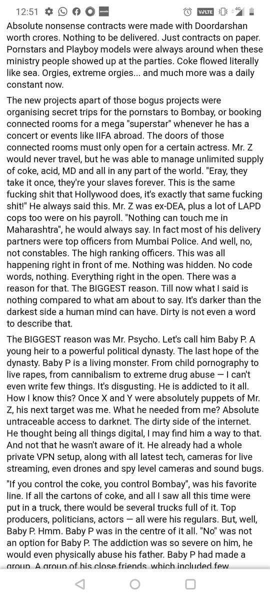 This is quit lengthy, but it all rolled like live in front of my eyes. No doubt why film stars dance only for Maharashtra police in programs like Umang.A must read.