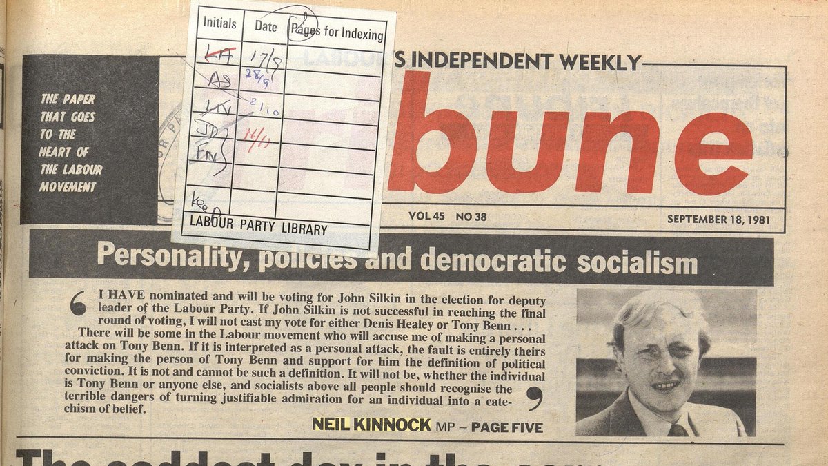 In a scathing article in Tribune – for which Kinnock was never forgiven on the left – he took aim at the ‘insignificant ravers’ who were misleading the left through ‘a fantasy that insults adult intelligence, invites derision and guarantees disappointment’.