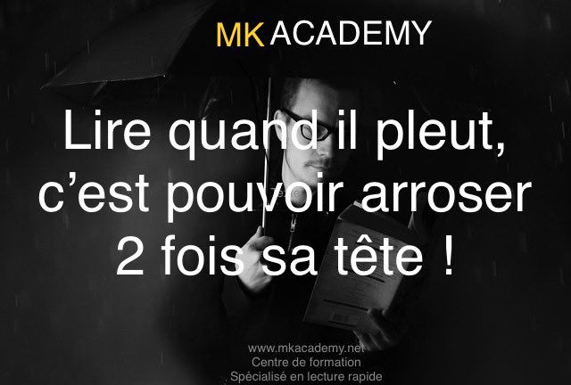 mohkoussa's tweet image. Bon dimanche à toi!
Par ce temps pluvieux, que vas-tu m lire aujourd’hui?

mkacademy.net

#lecturerapide #lectureplaisir #lecturesouslapluie #mkacademy