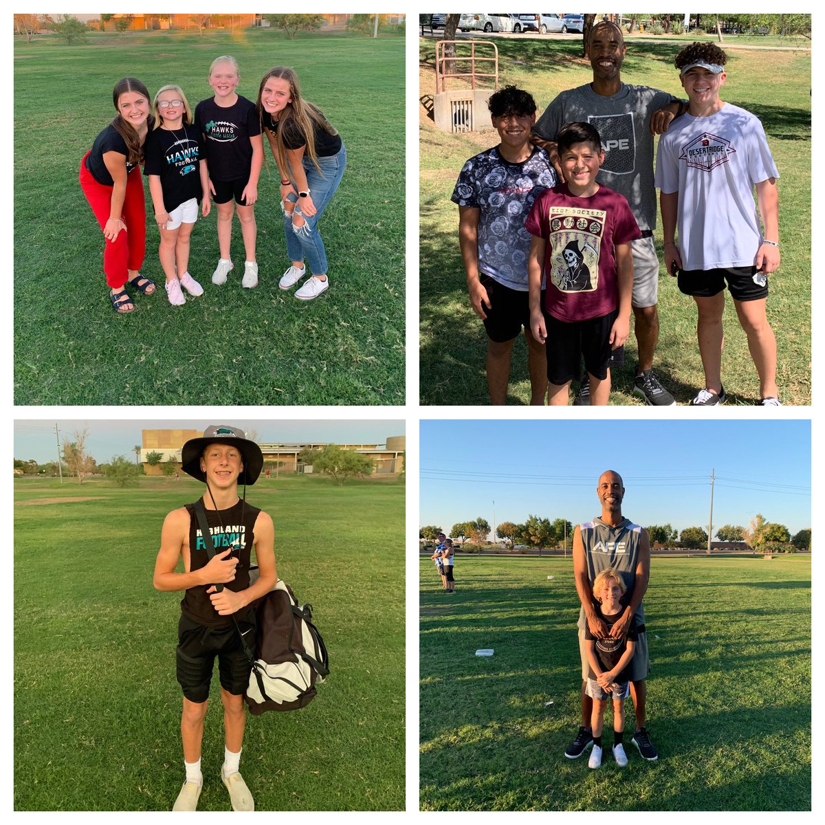 apeathletes's tweet photo. Youth FOOTBALL 🏈 IS BACK ! 
Feel so blessed to see all the #apeapeatletes compete ! 23 #apeathletes pictured.. 🙏 One day, one field. Seeing the #apegrind  💪 🔥pay off on the  playing field is the goal. Big hits, TDs, leadership on display #VCA #justdifferent https://t.co/4hQtUomhAs