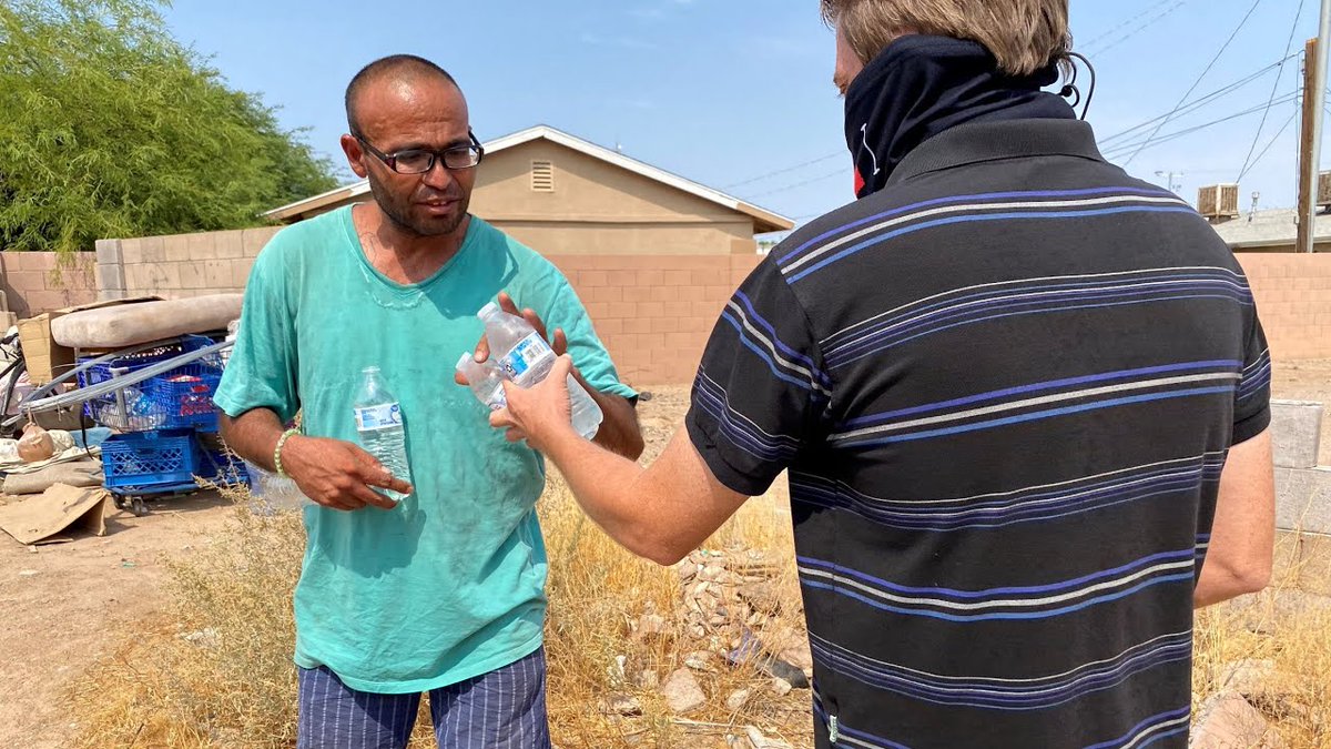 phxmission's tweet photo. VIDEO: 2020 #PhxCodeRed Success! The #pandemic changed everything in 2020, including our annual Code:Red Summer Heat Relief campaign. Thanks to you, we never stopped doing life-transforming work. Video link >> https://t.co/nOAO0kAsrE https://t.co/yHwk5OKaNe