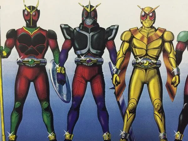 Only reason I said it could have split Kuuga into two is that if you look carefully it has a form for each combination of forms(it& #39;s kind of like if Double had a CyloneJoker and a JokerCyclone form)Problem is that they& #39;d have to make 20 different suits just for this powerup