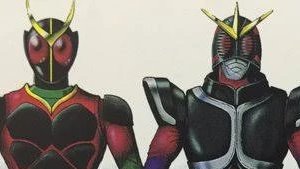 Also think it's interesting to note that these two are basically just parts of Ryuki's helmet
