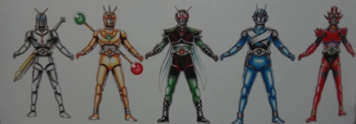 These Kuuga forms just look like a sentai but you can see now they wanted more of a through line but only this time they made the green form the base instead of red(also it seems they tried mixing in elements with these forms given that red looks all firey)