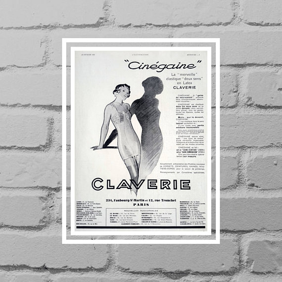 OldMagazin's tweet photo. Claverie underwear lingerie vintage https://t.co/SU8drrb48k via @EtsySocial #EtsySocial #etsyspecialT #advertisingprint #oldmagazineads https://t.co/6gxpbiplJK