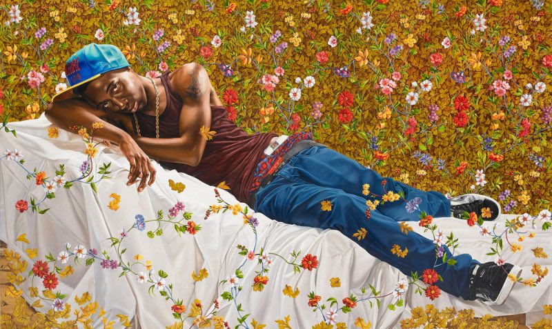 6. Kehinde Wiley. Wiley recreates iconic scenes from traditional Rococo/Renaissance art, but he replaces the subjects of the original works with contemporary black men. So here’s why his work is so important and why he gets two tweets in this thread: (1/2)