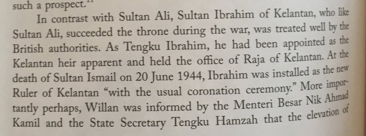 While the British had trouble in Terengganu upon return, Kelantan was easy