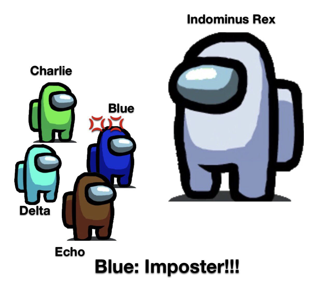 jurassicmind747's tweet photo. More Jurassic World #AmongUs memes https://t.co/ARApHF681z