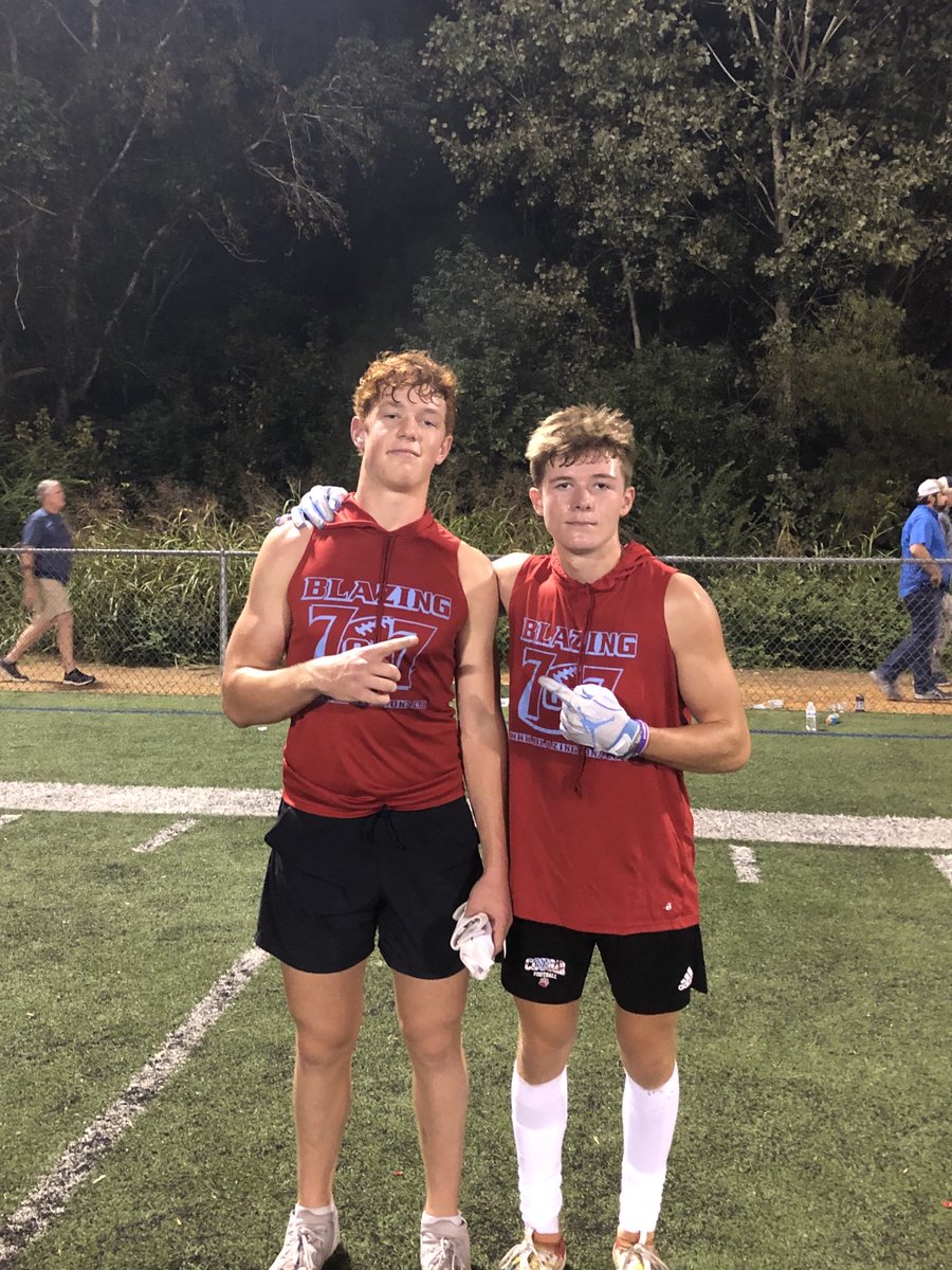 #4Peat? defeated #RoughEdge 40-31 in the ⁦<a href="/Blazing7on7/">Blazing 7 on 7</a>⁩ Game of the Week. ⁦<a href="/DellerJacob/">Jacob Deller</a>⁩ and #JackLarson were the co-MVP’s for the game! #Compete