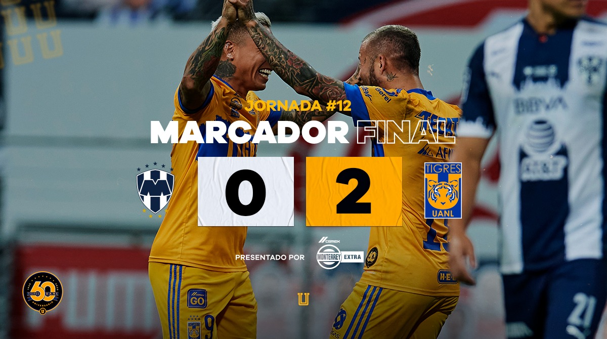 Termina el encuentro y pónganle una victoria más a Tigres en la cuenta, en el listado de Clásicos y en la Liga. 👊🔥

Presentado por <a href="/CementosCEMEX/">Cementos CEMEX</a> 

#PerfilTigre 💪 #EstoEsTigres 🐯
