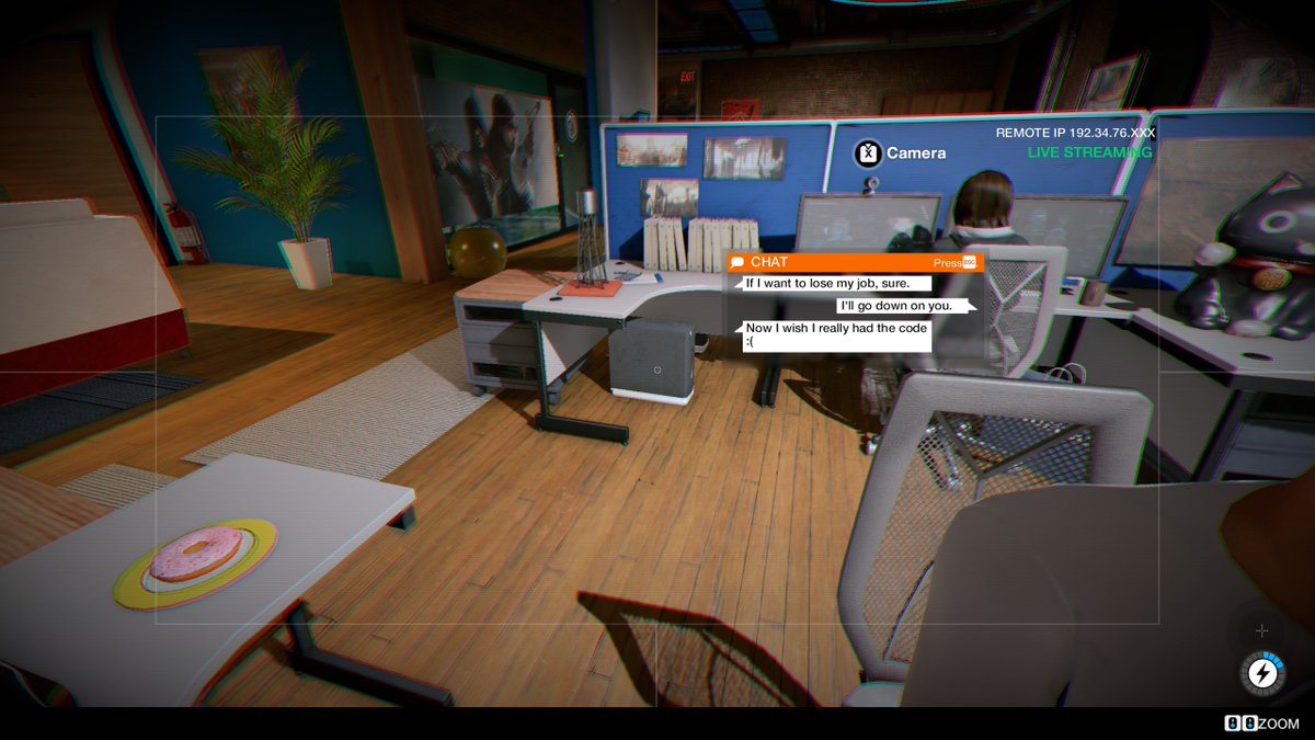There& #39;s a mission where you break into Ubisoft& #39;s offices and it sucks for a lot of reasons (self-important self-insert, weak game journalism joke) but thiiiiiiis takes the cake