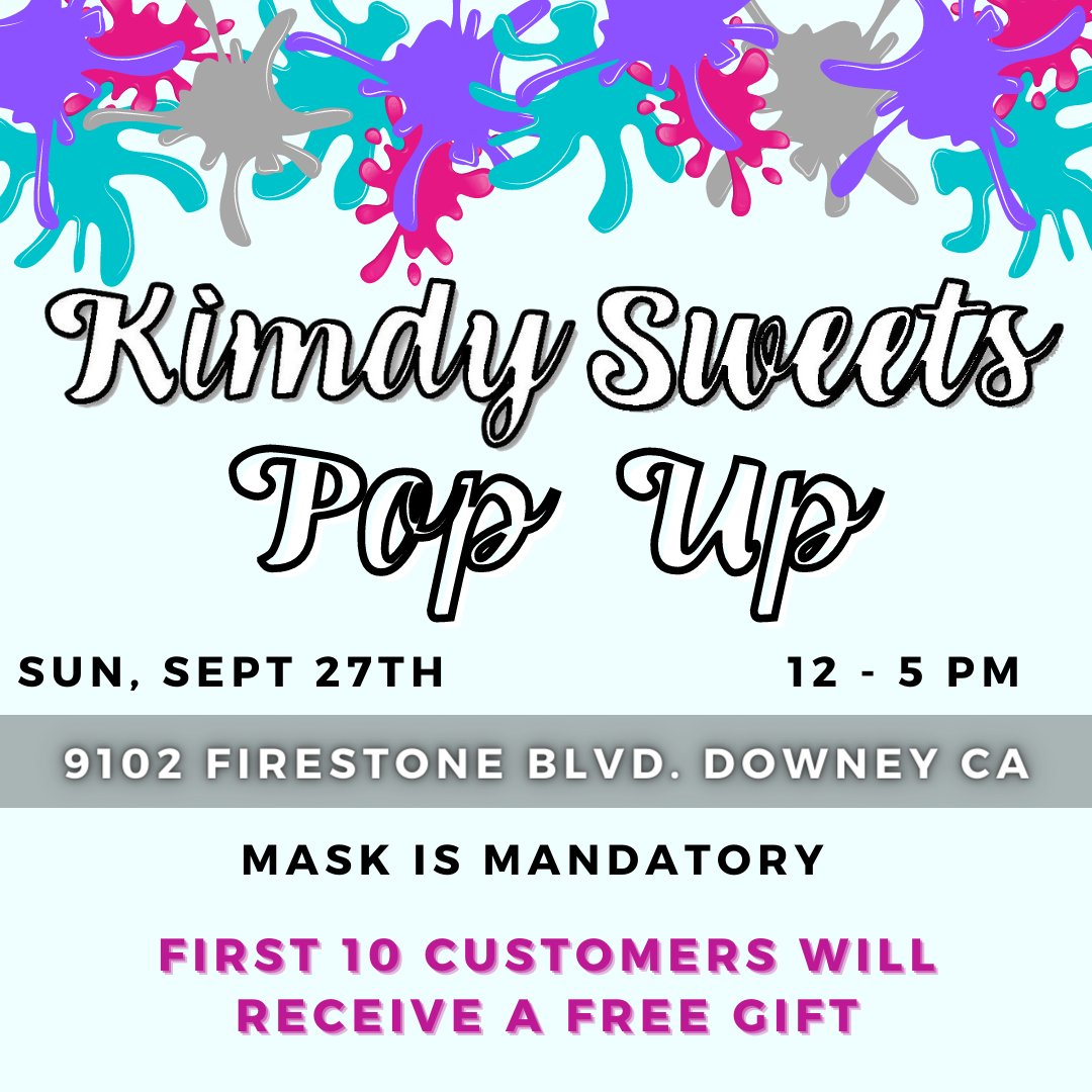 Come out and support some of the best local vendors @ The Downey Central Market tomorrow. We will be there fully stocked! Tell us twitter sent you for a special gift 💜 9102 Firestone Blvd. Downey, CA
