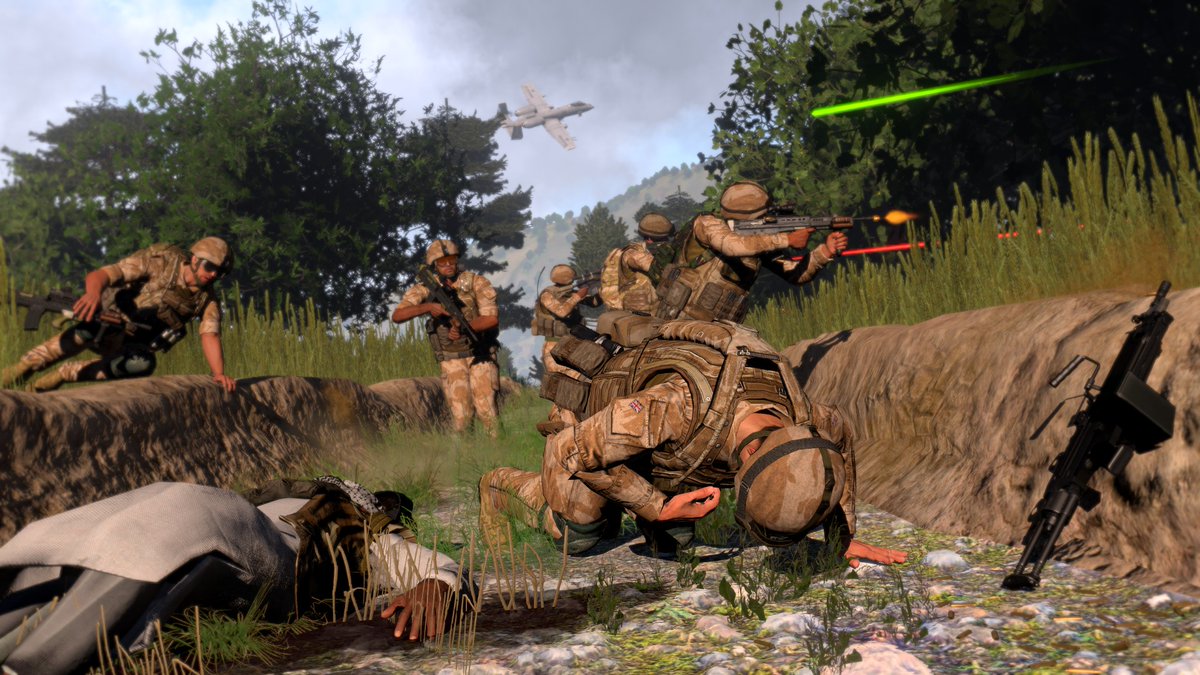 NotEclipse20's tweet image. Wounded. #Arma3