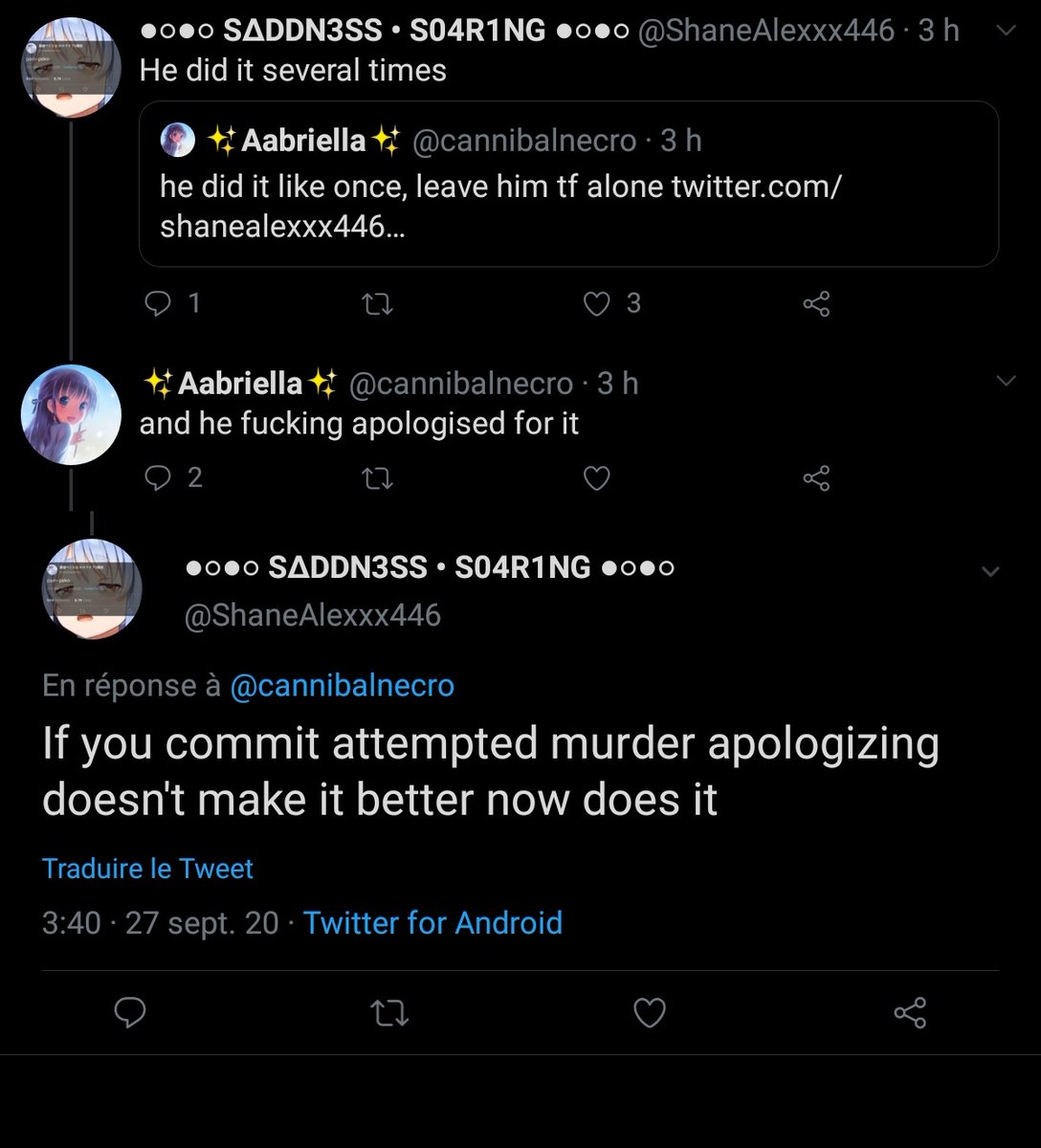 Because we all know inappropriate naming someone once, equates to murder. Also we all know that, as bad as it is, a suicidal mood can be recovered from (friends are excellent for that). Doxxing is however permanent.