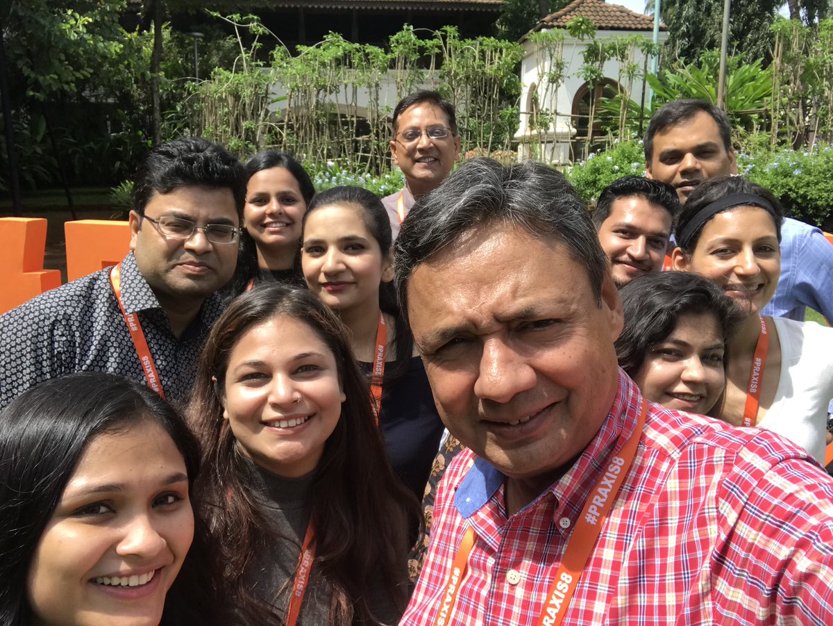 sharat_j's tweet image. Team @IRMPL at #praxis8 #praxismemories