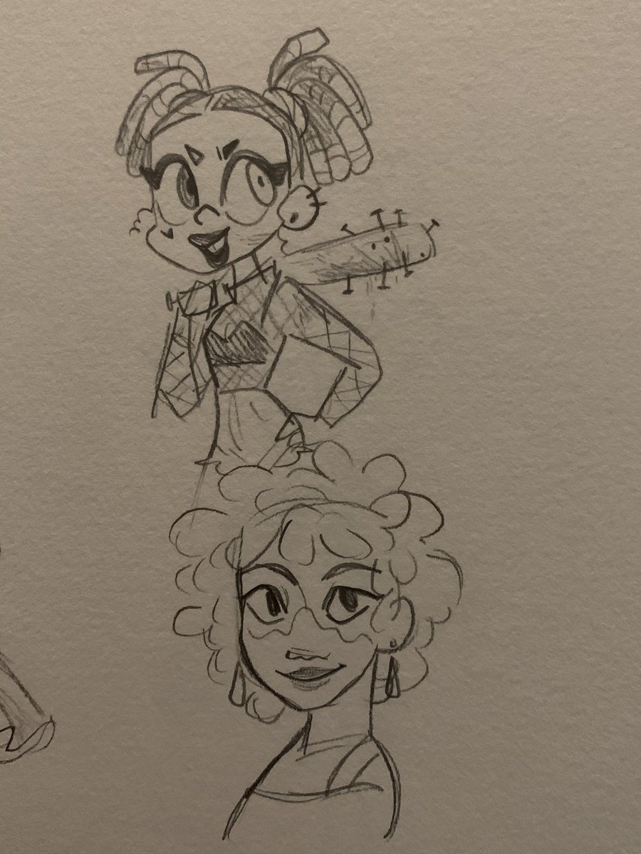 when u remember u have a sketchbook 
