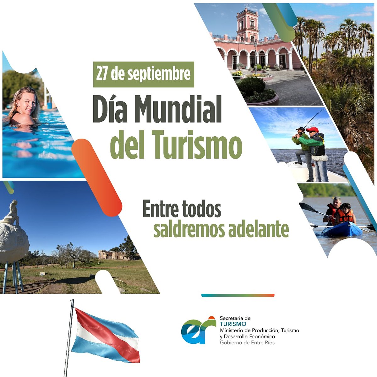 Este día del turismo nos encuentra en un momento sin precedentes, que debemos enfrentar unidos, en busca del trabajo en común por el bien de tods.
Por una pronta recuperación. 
 Feliz día del turismo!