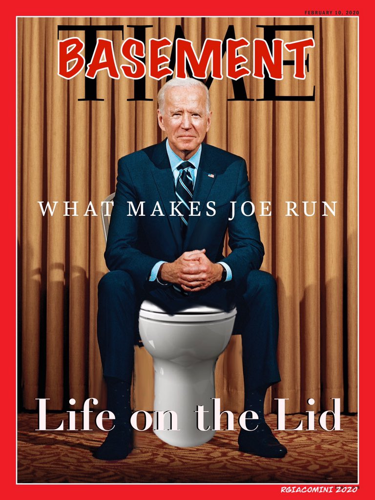 startchangeri's tweet photo. @realDonaldTrump
#LifeOnTheLid
A โBasement Timeโsโ exclusive !!
Whatโs keeping Joe home? https://t.co/6SoTUG1CbC