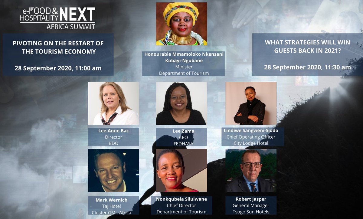 FoodnextA's tweet photo. Join us tomorrow for a keynote presentation by the Minister of Tourism.
28 September, 11:00 am
Pivoting on the restart of the tourism economy
@Tourism_gov_za 
To join the session, click here: https://t.co/U8bGbTtxi1 
 #restart #tourism https://t.co/5TqUU0Qmfh