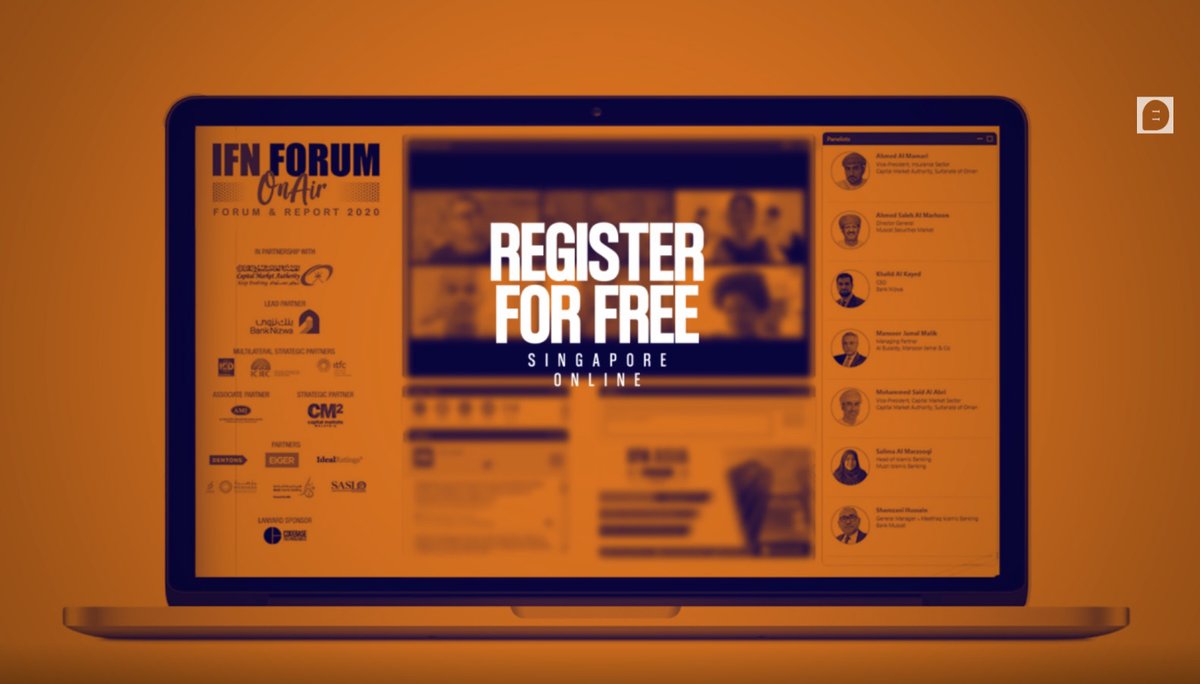 IFN_news's tweet photo. IFN Singapore. REGISTER NOW
https://t.co/Ir8E5K8gov

Our proud partners #cimbislamic #CapitalMarketsMalaysia #ICD #ICIEC #ITFC #Moodys #IdealRatings #codebasetech #CarreraLearning 

#ifnonair #ifnsingapore #redmoneyevents https://t.co/Oab3LkJjaj