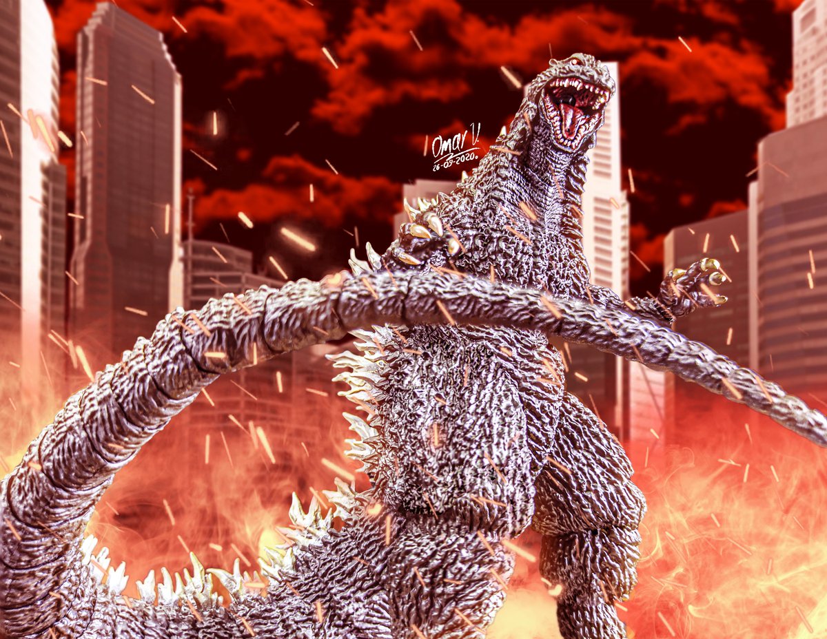 #godzilla #kingofthemonsters #gojira #godzillakingofthemonsters #photooftheday #photoshop #epictoyart #shmonsterarts #titanusgojira #longlivetheking #monsters #kaiju #godzillaagainstmechagodzilla #mechagodzilla #kiryu #kiryugoji #milenium