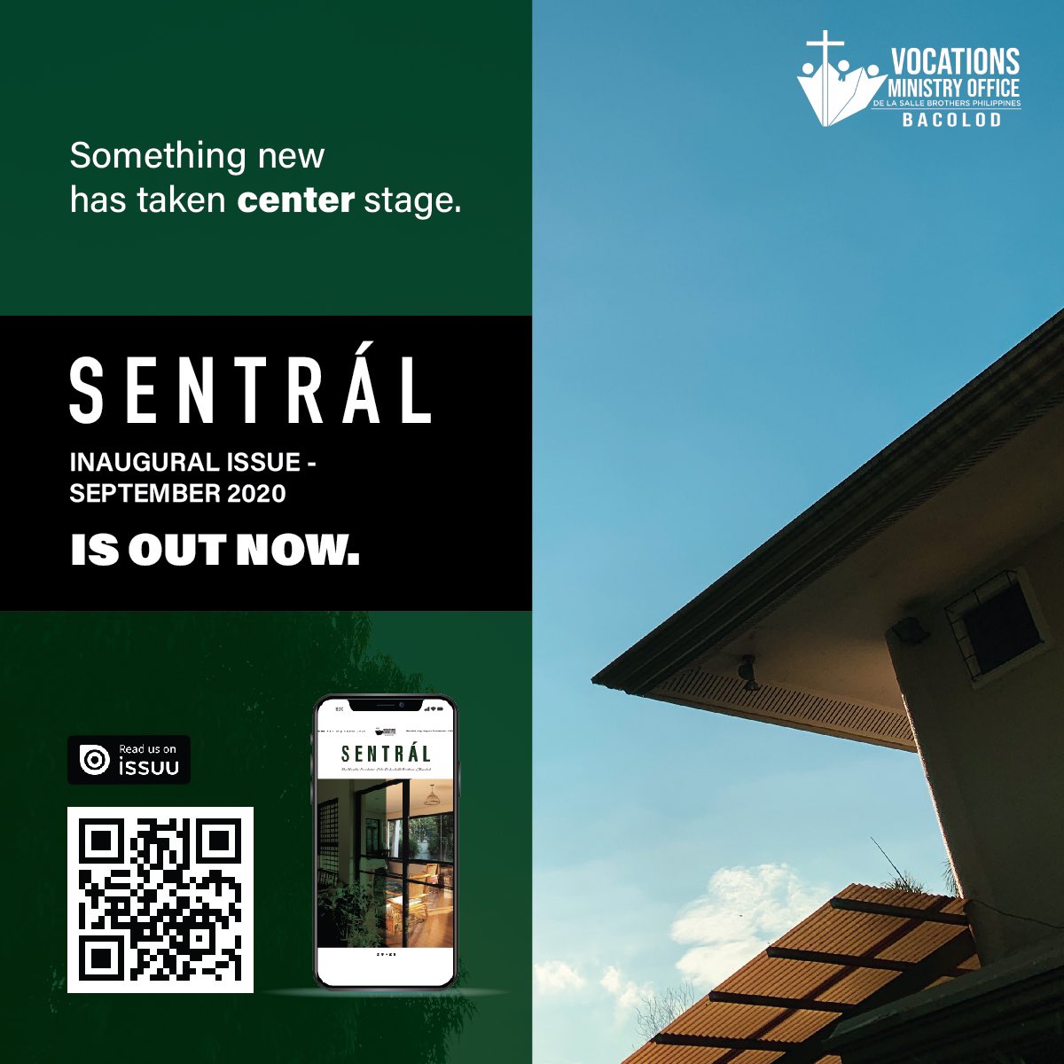 DLSBrothersBCD's tweet photo. Something new has taken center stage.
The inaugural issue (September 2020) of Sentrál, the monthly newsletter of the De La Salle Brothers of Bacolod, is out now.
Read Sentrál - September 2020 on Issuu: https://t.co/TG1K8TTrsQ.
#FSCvocations #Sentral https://t.co/fwzvAL56Mj